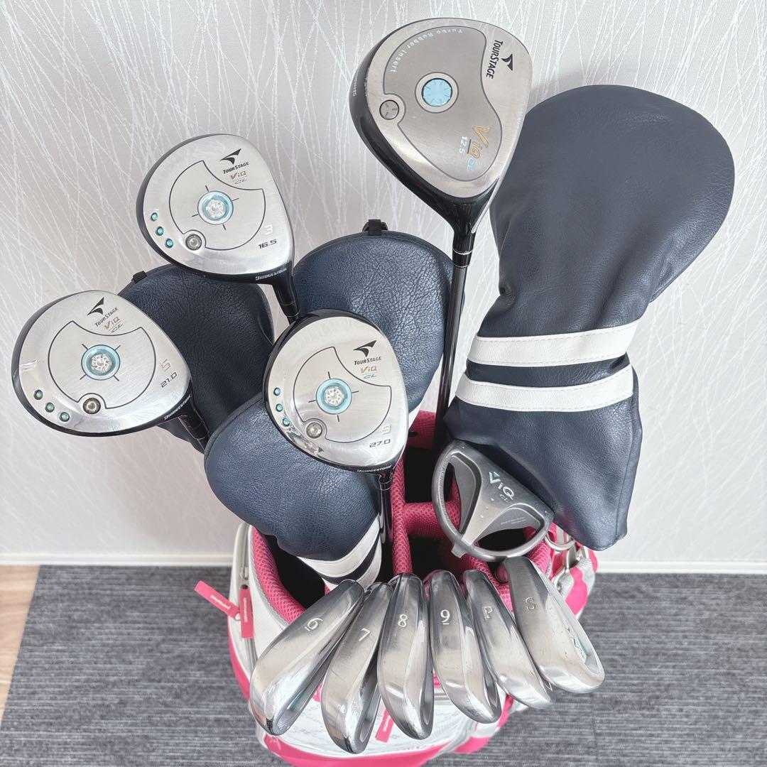 超豪華❗️ツアーステージ/MACTEC 初心者 レディース ゴルフクラブセット