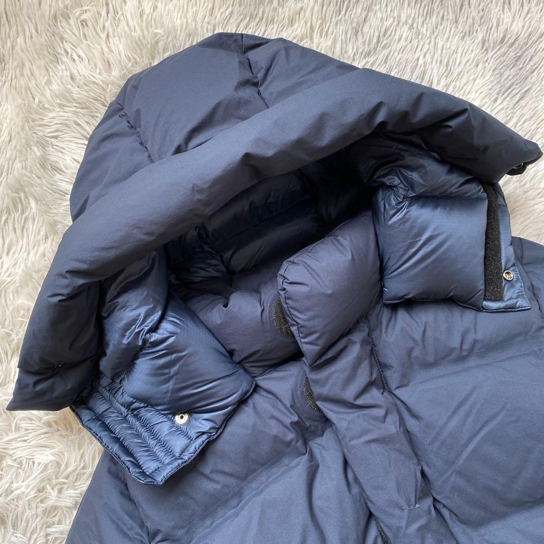 美品】NORTH FACE ダウンジャケット ネイビー 小栗旬 日本沈没 S
