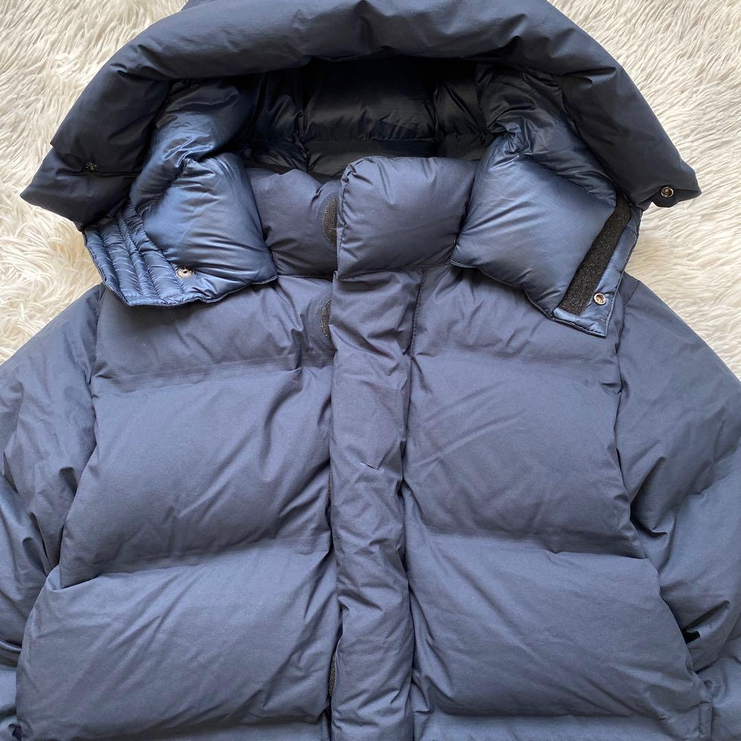 美品】NORTH FACE ダウンジャケット ネイビー 小栗旬 日本沈没 S
