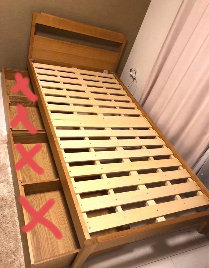 unico SIGNE ベッドフレーム　シングルサイズ