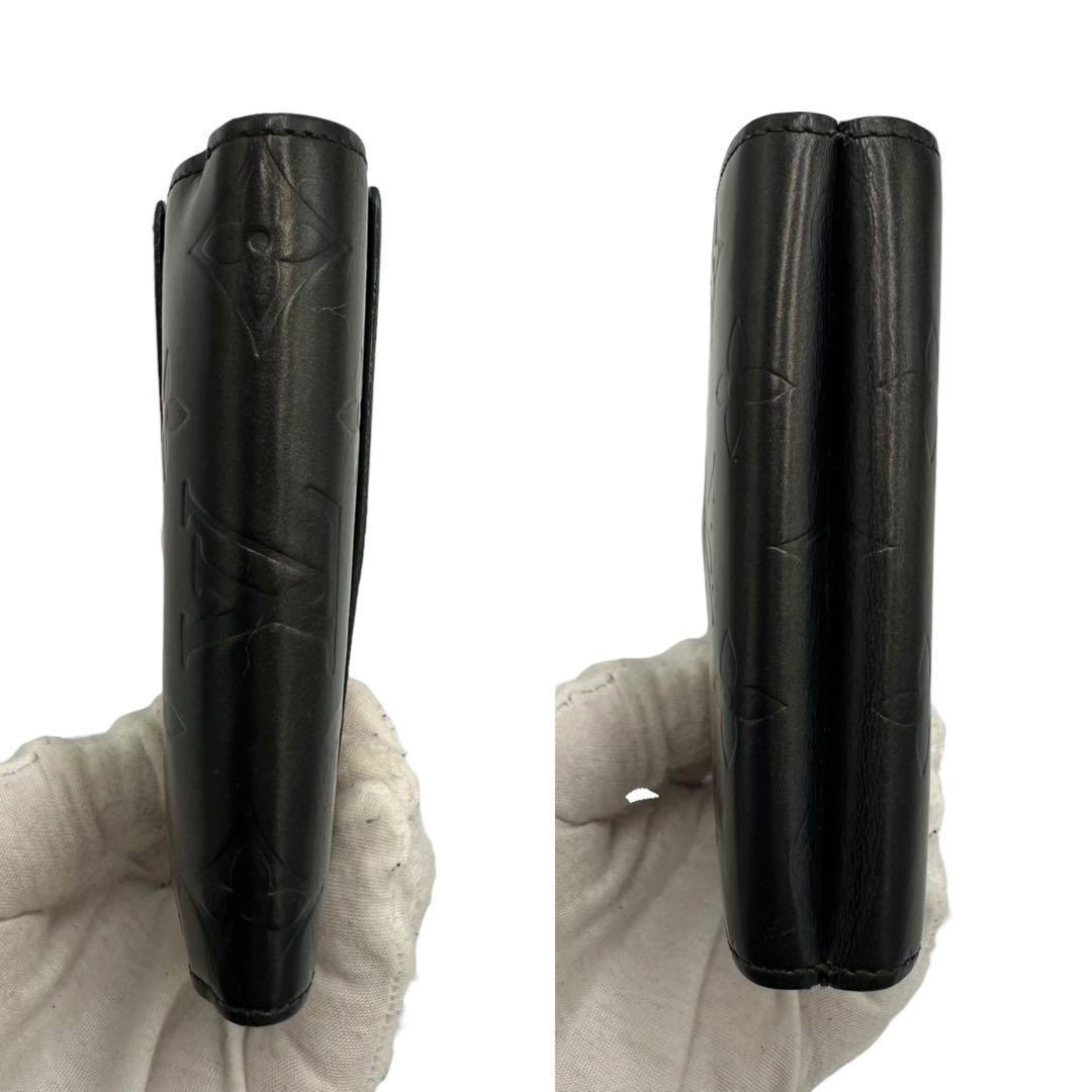 【美品】ルイヴィトン Wホック財布 モノグラム マット 3つ折り TH1011