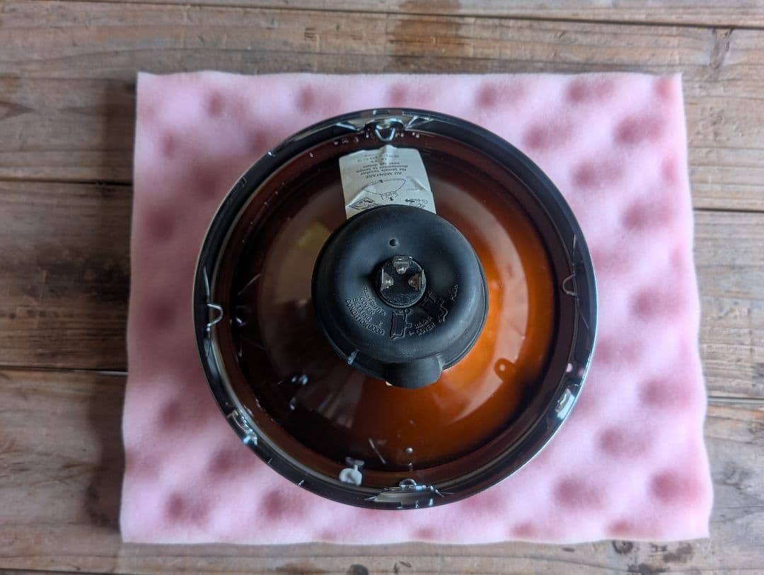 マーシャル 720 ヘッドライト クリアレンズ リム付 金猫 キティカット 旧車