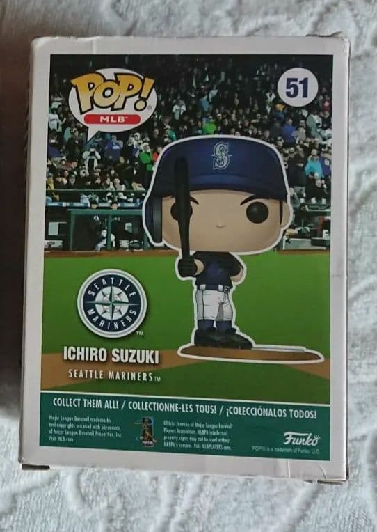 11】球場配布 イチロー ファンコ ポップ フィギュア〈ビジター〉1000体限定