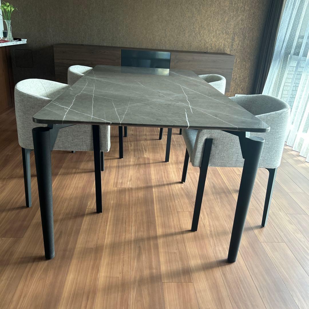 momo様専用】DePadova イタリア高級ダイニングテーブル&チェア4脚