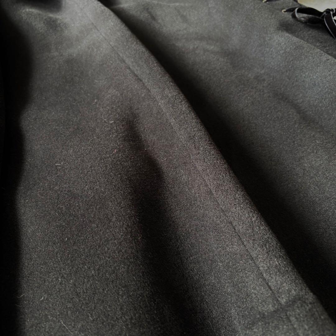 GVGV レースアップ　マキシ丈　ウエストベルト付き　ウール　ロングコート