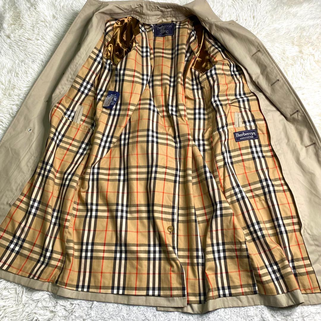 良品✨Burberry ステンカラーコート ライナー キャメル ノバチェック
