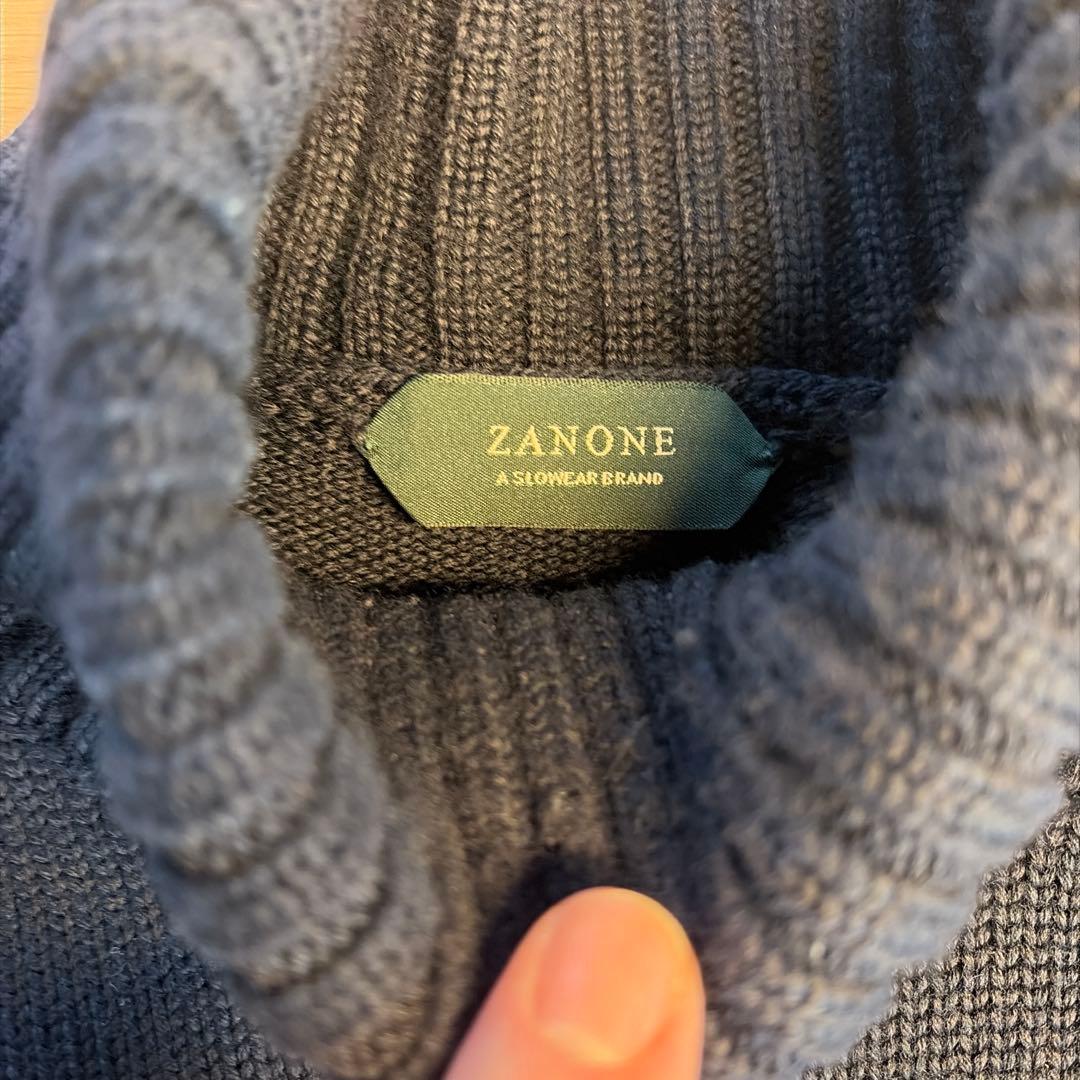 ZANONE タートルネックニット 52