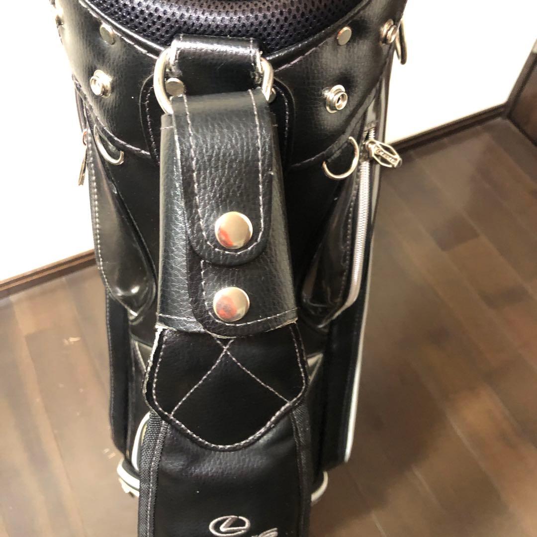 連休特価　Lexus ✖️Admiralキャディバッグ 黒 ストライプ