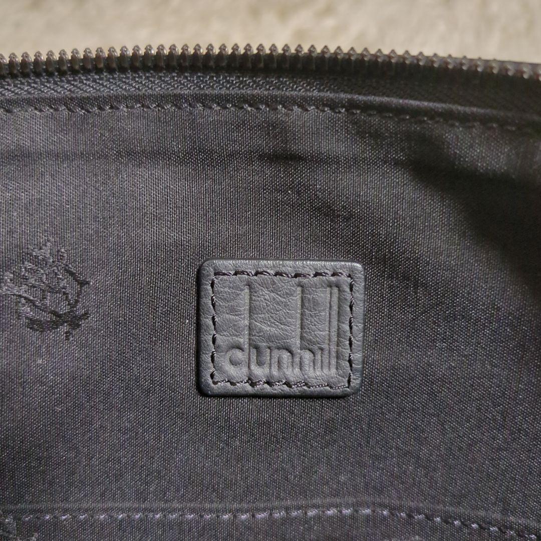 【美品】ダンヒル レザー 本革 ショルダーバッグ ブラック メンズ