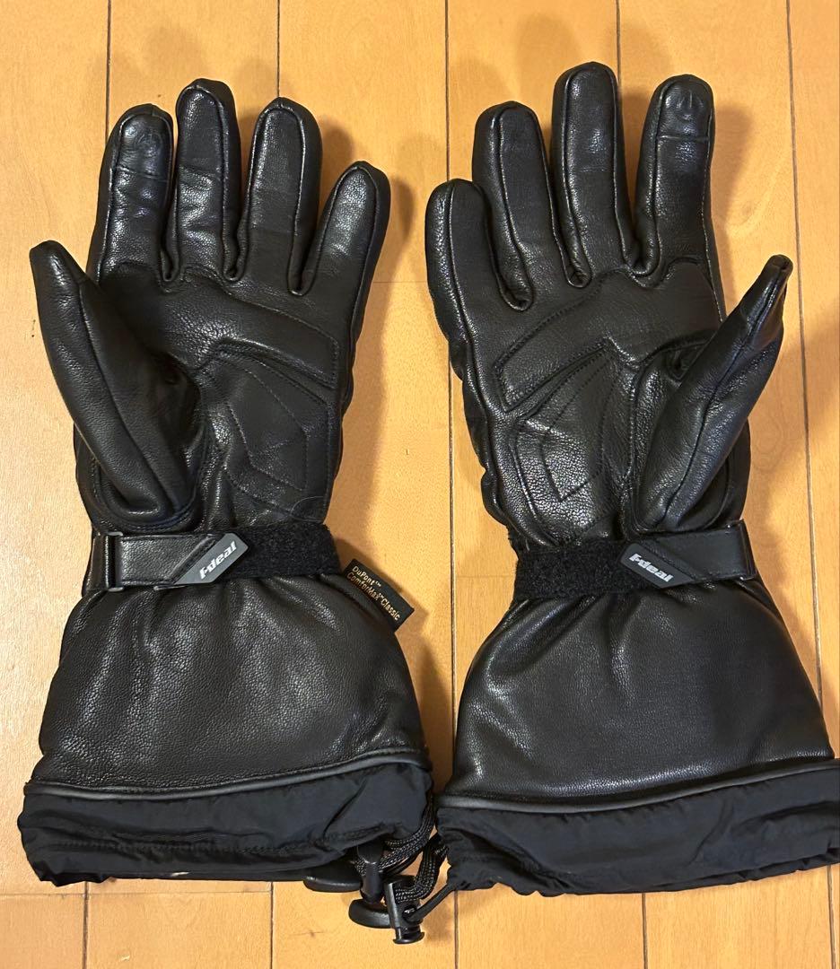 山城　電熱グローブ・レザータイプ　Lサイズ