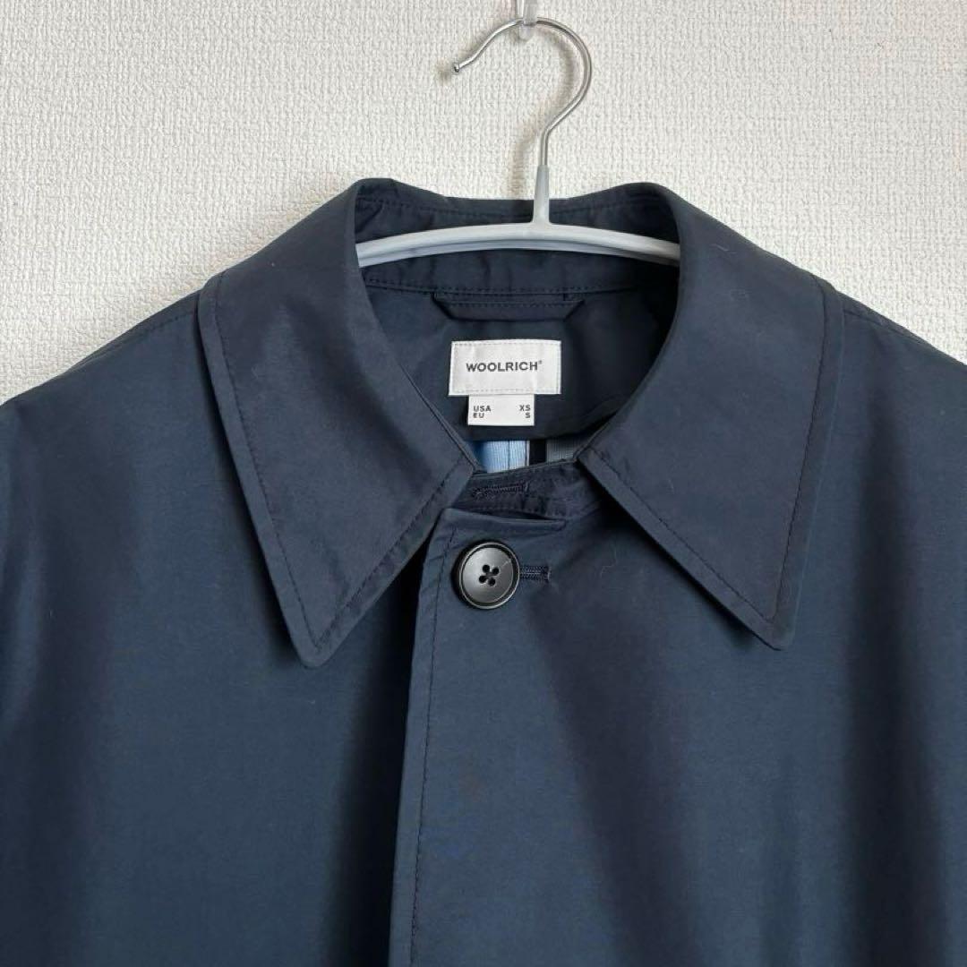 WOOLRICH /ネイビー ステンカラーコート