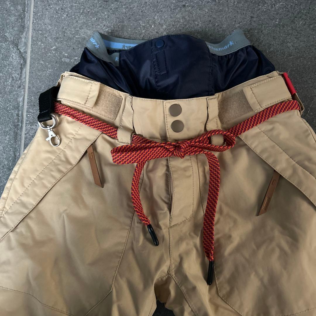 kissmark スノーボードウェアセット ネイビー　ベージュ 女性　レディース