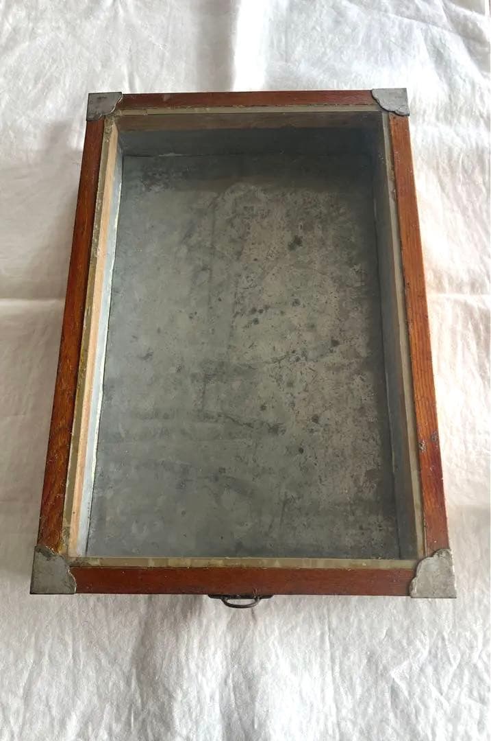 レトロ駄菓子屋ケース　アンティークガラスショーケース