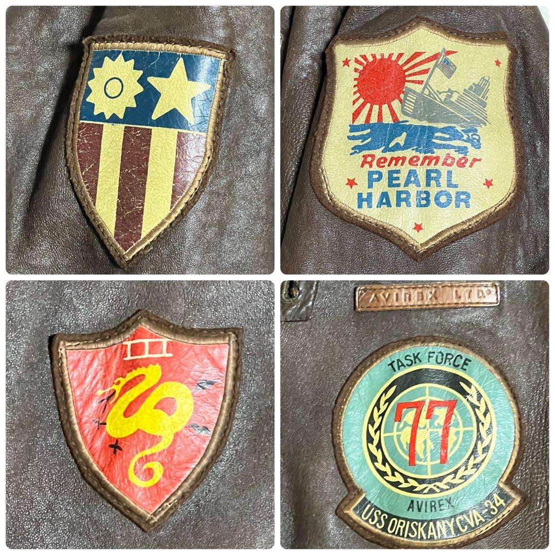 G-1 フライトジャケット レザージャケット　M AVIREX アヴィレックス