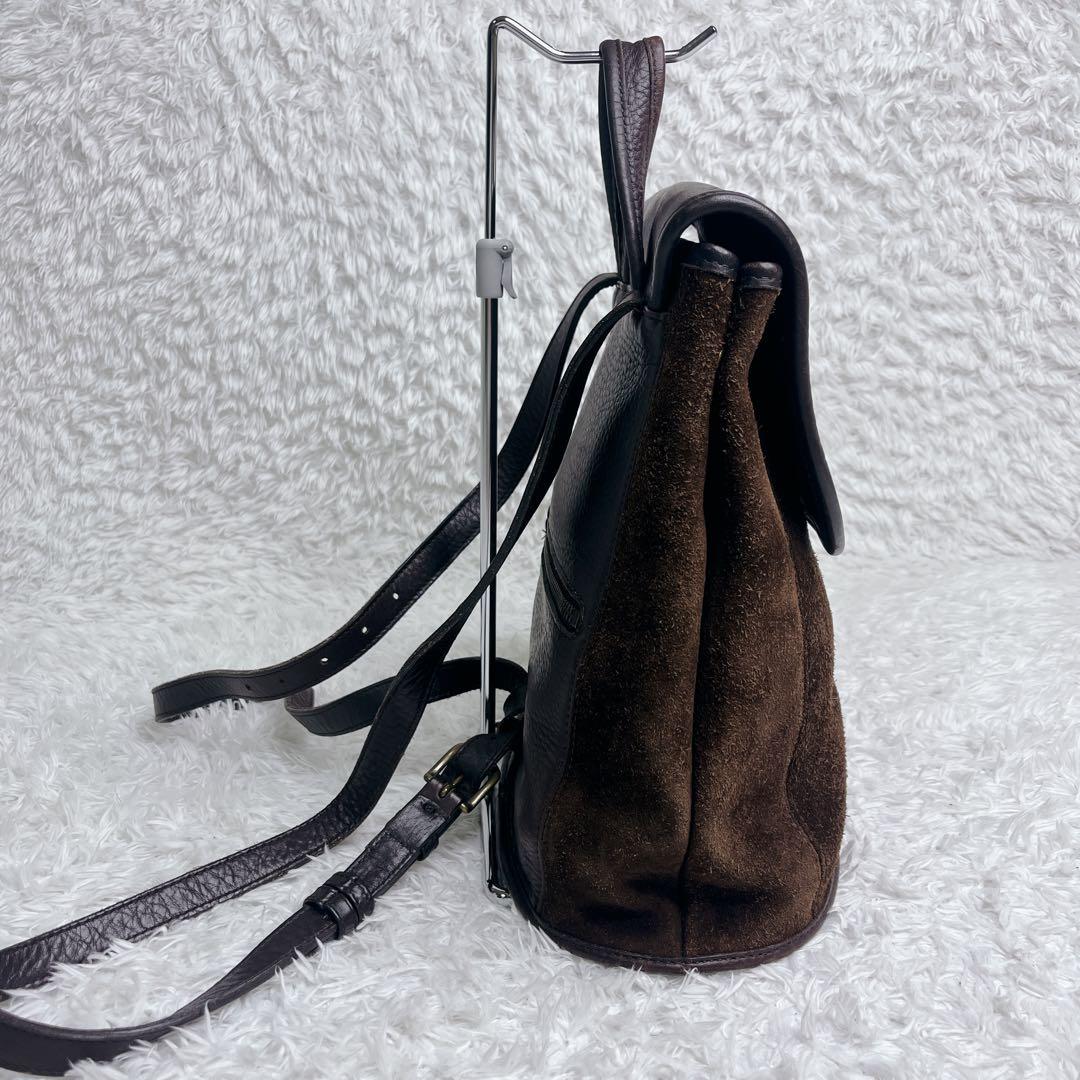 希少】OLDCOACHオールドコーチ バークレースエードリュック ブラウン