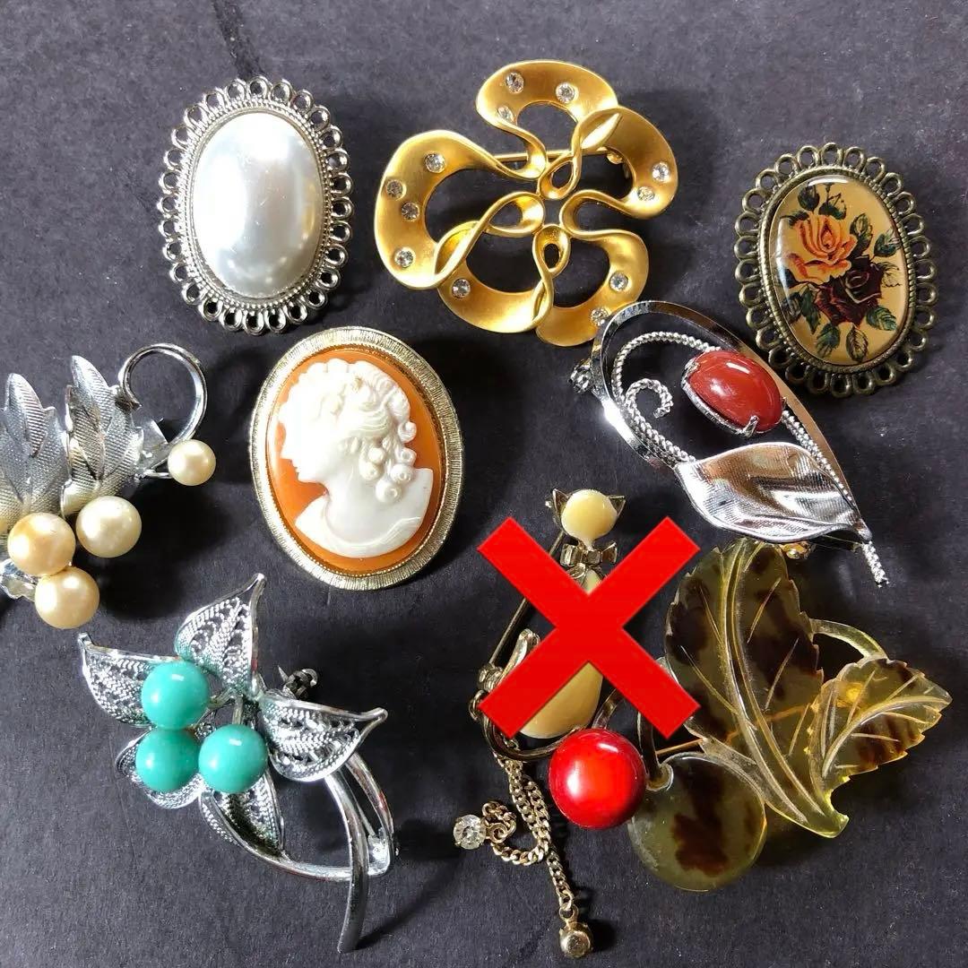 昭和レトロ ブローチ まとめ売り 花 - メルカリ