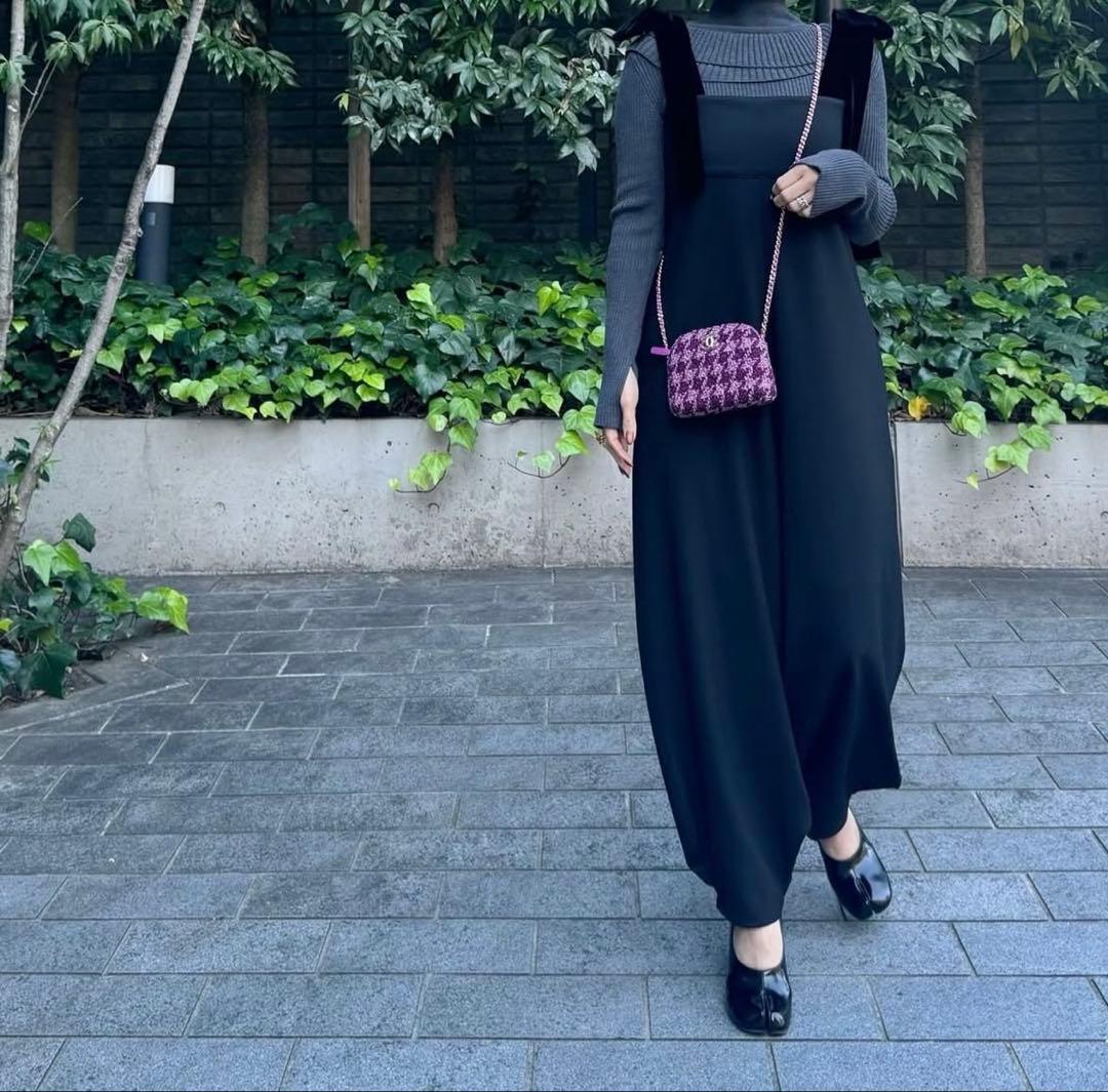 はるる様専用！ Cygne リボンショルダーオールインワン Stelle - メルカリ