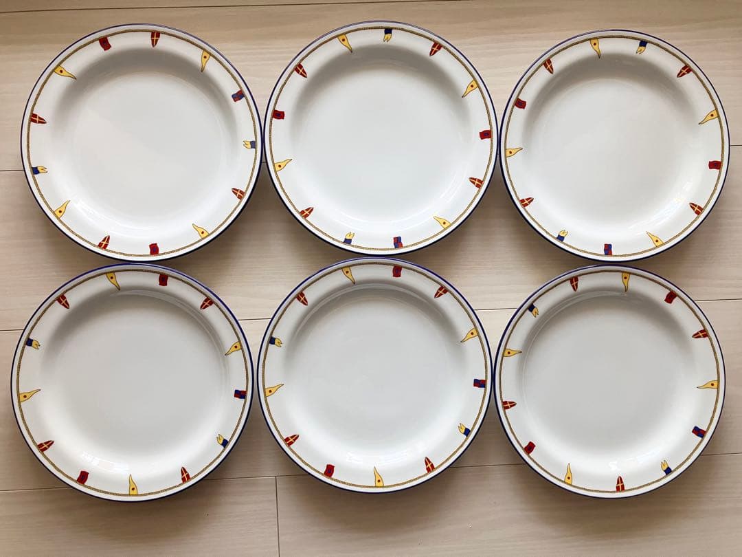 リチャードジノリ クリッパー 21cm プレート 6枚セット - メルカリ