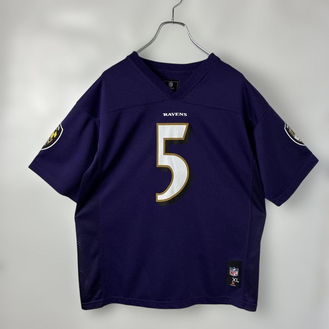 ゲームシャツ NFL 紫パープル レイブンズ サッカー アメフト 半袖t