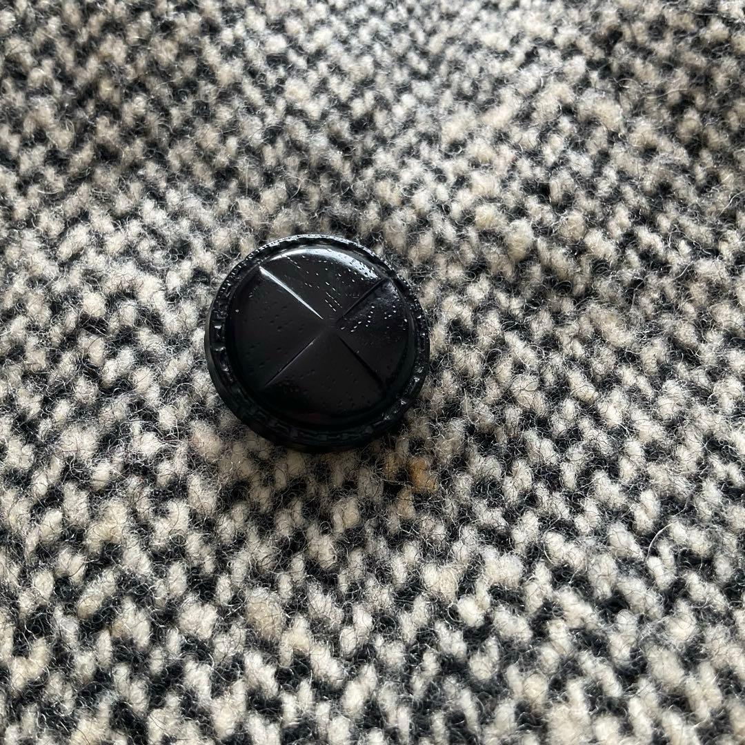 専用 80s ウールツイード ボア襟ギャングコート オーバーサイズ チェスター