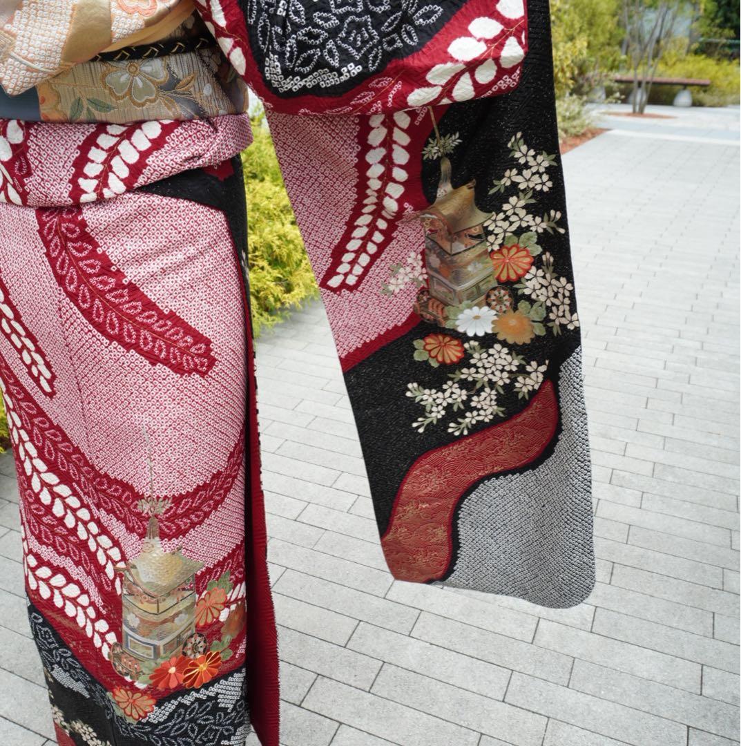 R‪‪⭐︎振袖フルセット【76】　正絹　成人式　卒業式