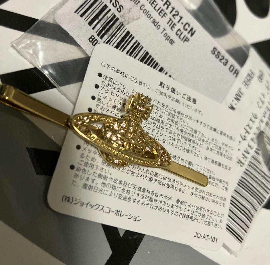 Vivienne Westwood ネクタイピン 定番オーブ ゴールドメタル
