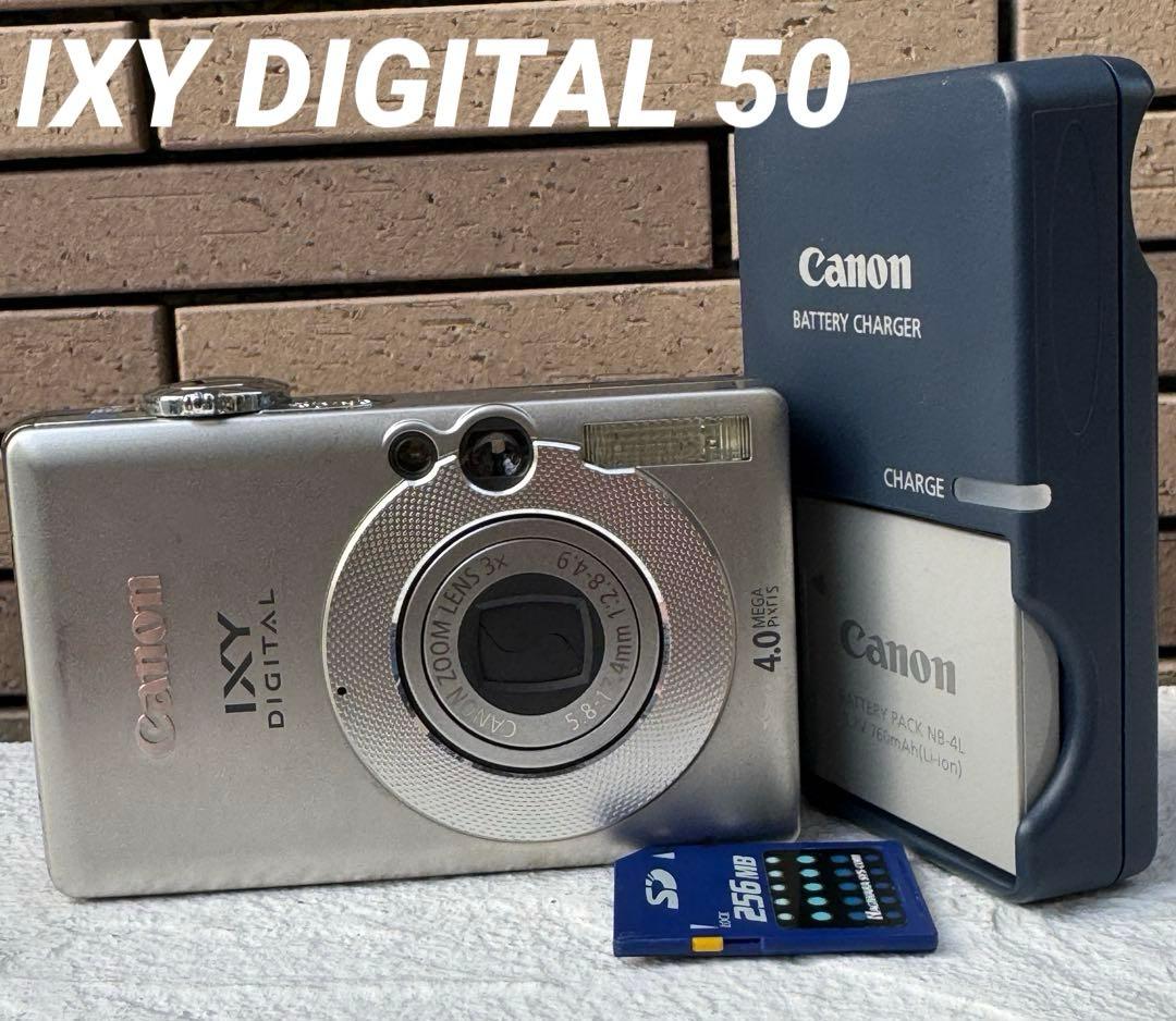 実写美⭕️良品【動作確認済】Canon IXY DIGITAL 50 PC1011