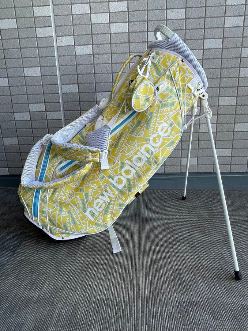 ニューバランスゴルフ 9型 スタンド式 キャディバッグ イエロー