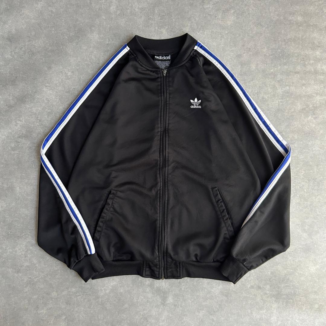 80s〜90s アディダス トラックジャケット ATP STT 万国旗 黒タグ