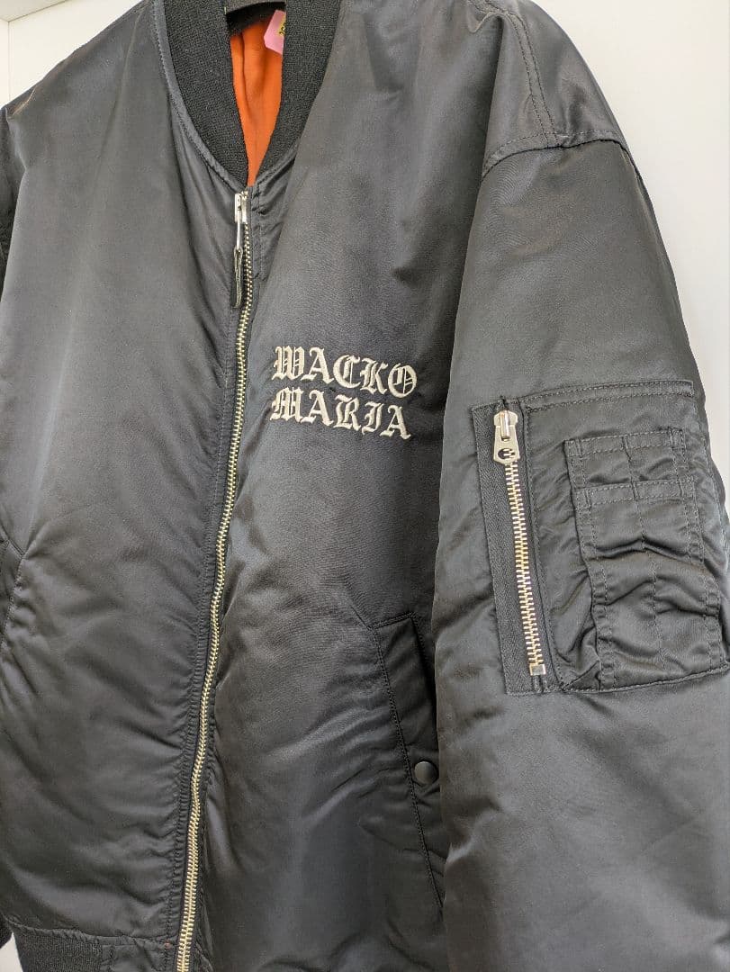 WACKO MARIA MA-1ジャケット ブラック　XL