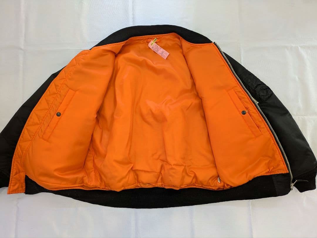 WACKO MARIA MA-1ジャケット ブラック　XL