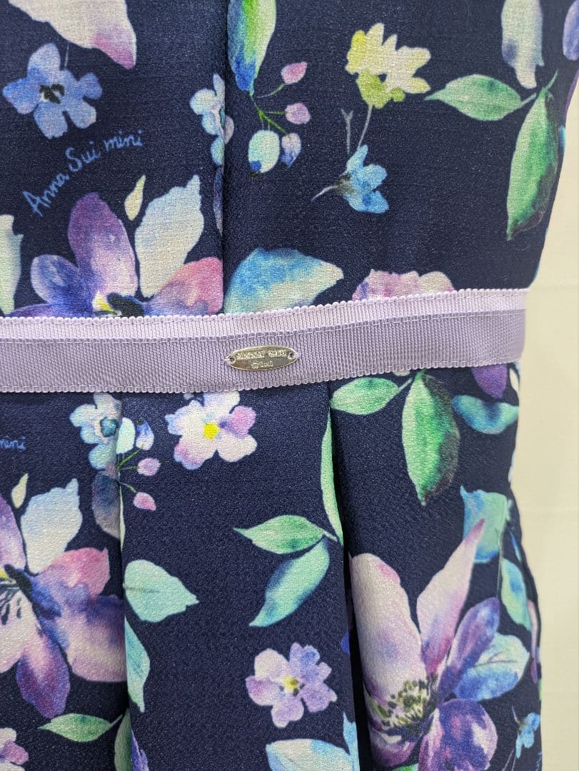 ANNA SUI mini フラワープリントドレス 150