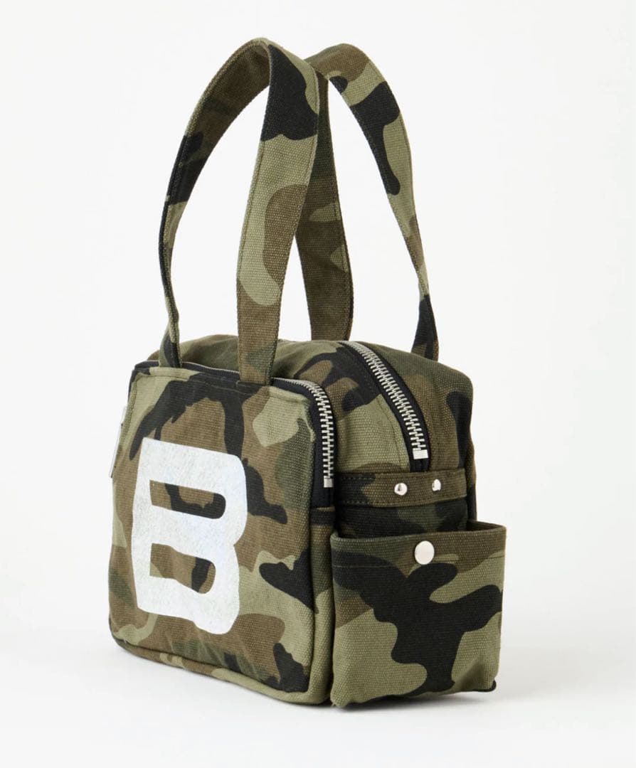 BEEDEN】カモフラージュ ロゴハンドバッグ - メルカリ