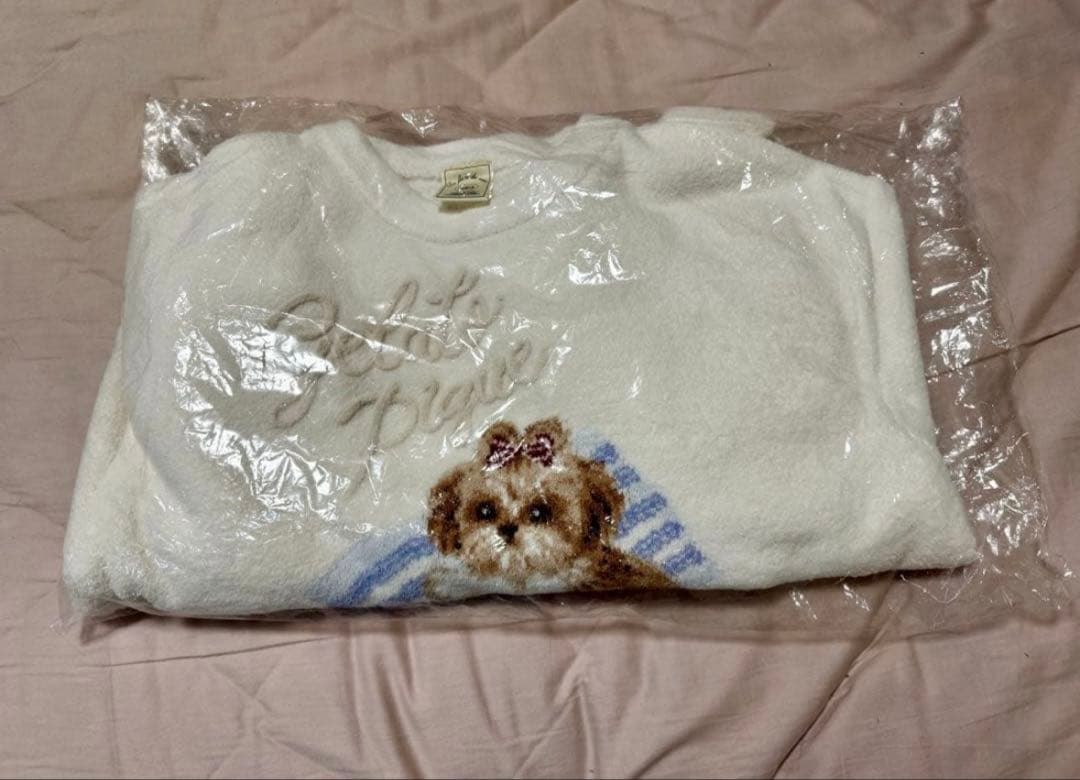 るる　シーズージャガードプルオーバー＆ベビモコショートパンツセット