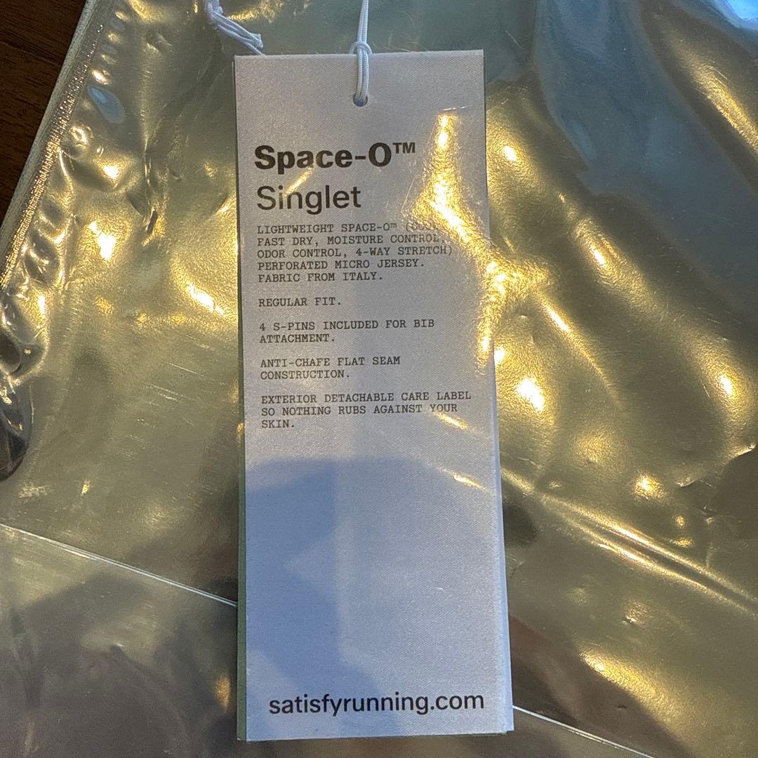 【サイズM】SATISFY メッシュタンクトップ ブラック