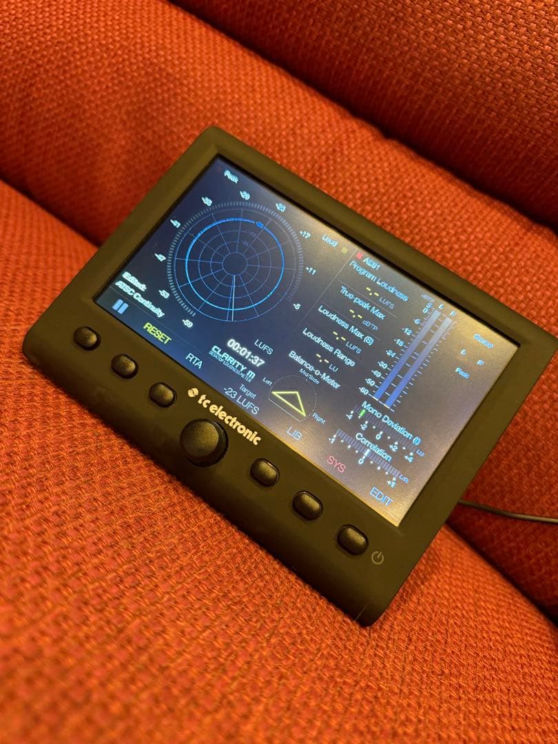 TC ELECTRONIC Clarity M Stereo ラウドネスメーター