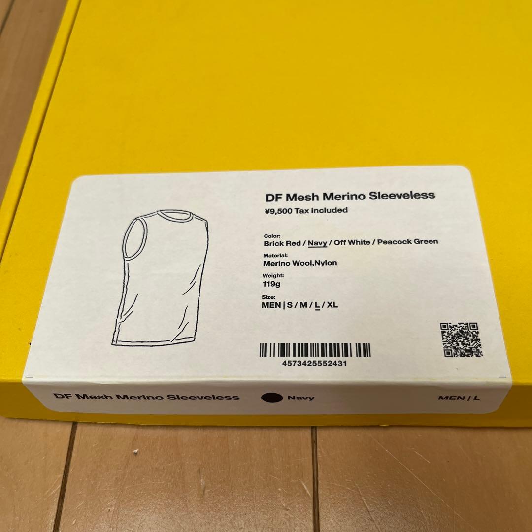 山と道　DF mesh merino sleeveless