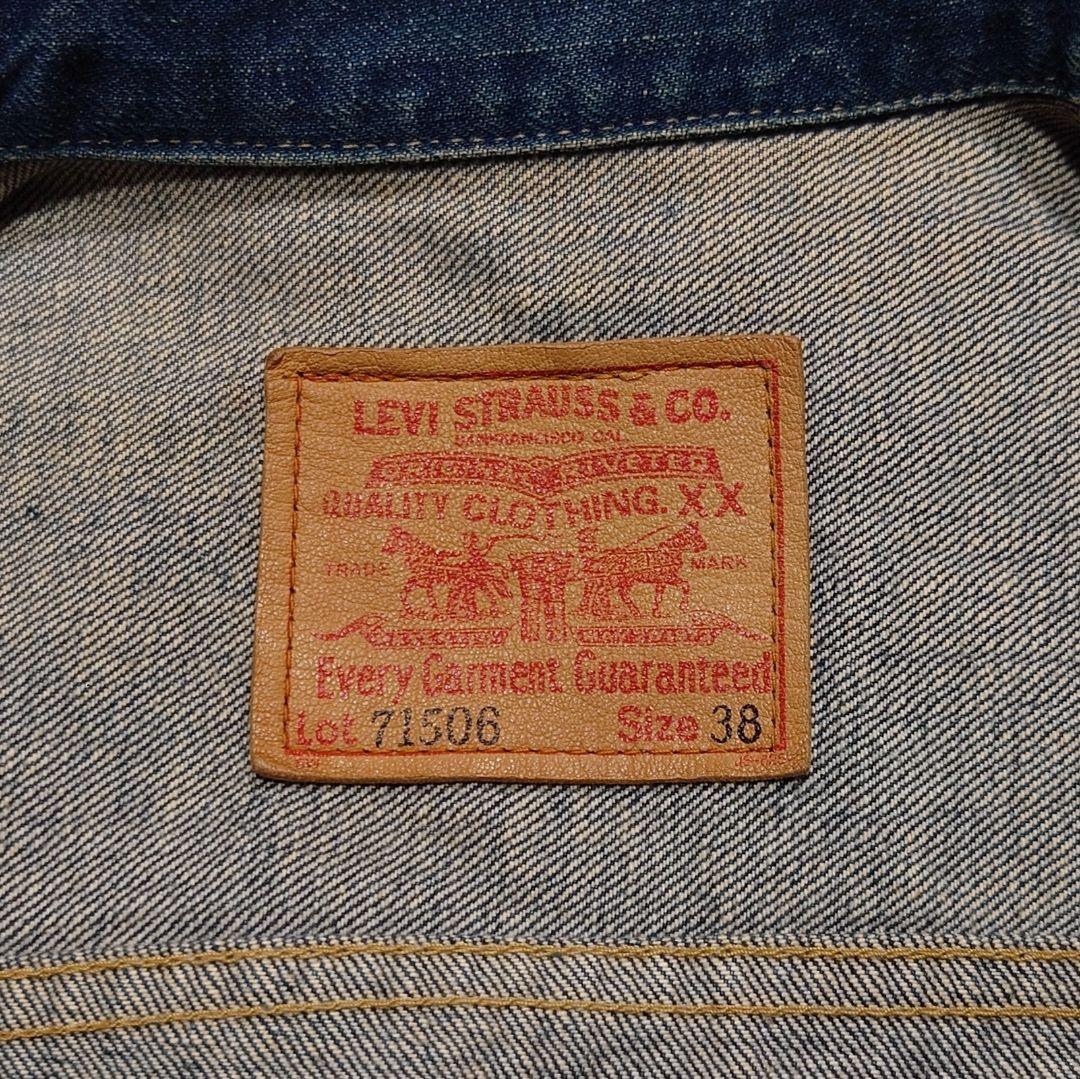 90s Levi's 71506xx 1st デニムジャケット 濃紺 38