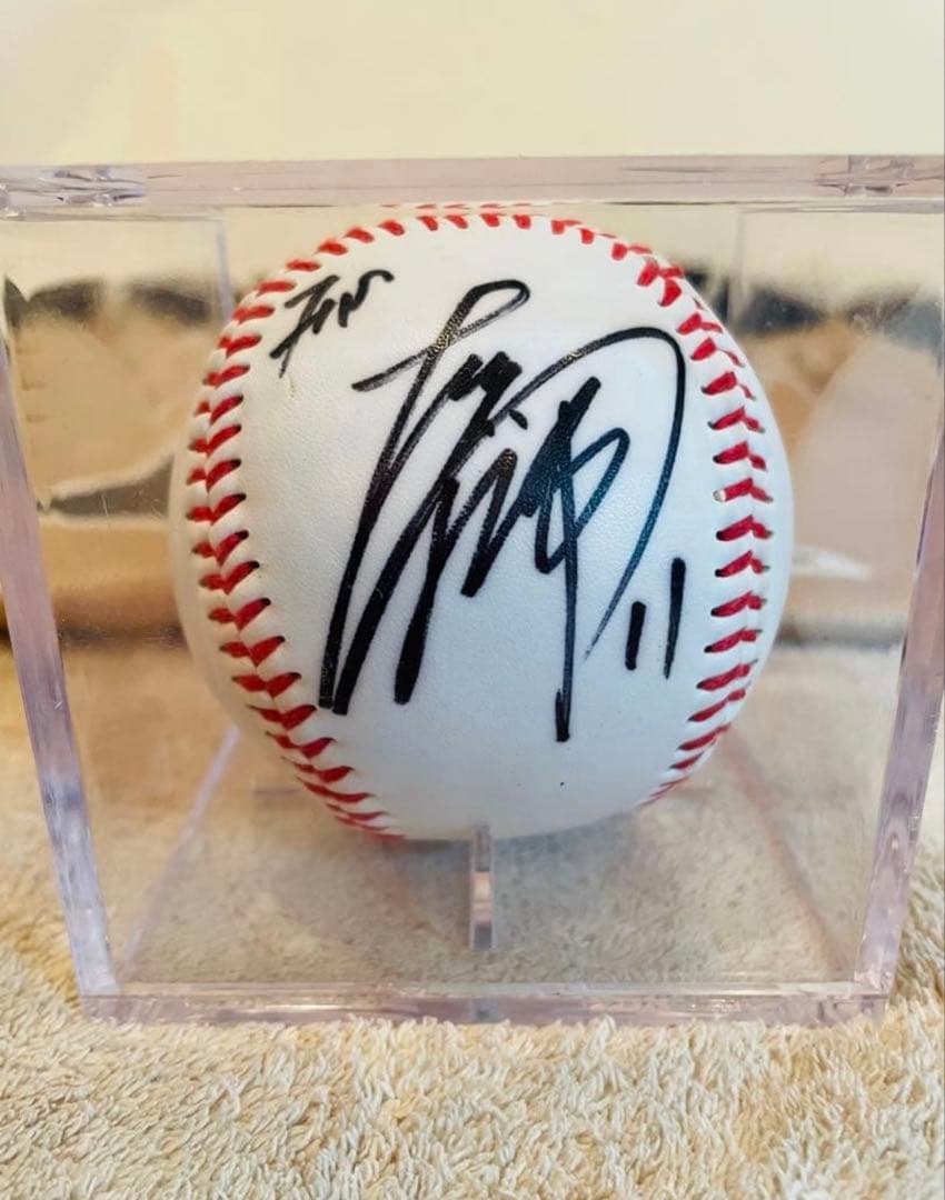 大谷翔平⭐️初期直筆サインボール⭐️日ハムビジターユニフォーム