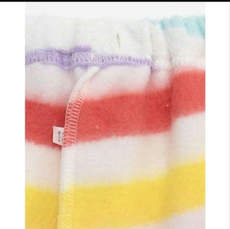 新品タグ付き ツモリチサト パジャマ ルームウェア 裏起毛 ボーダー M