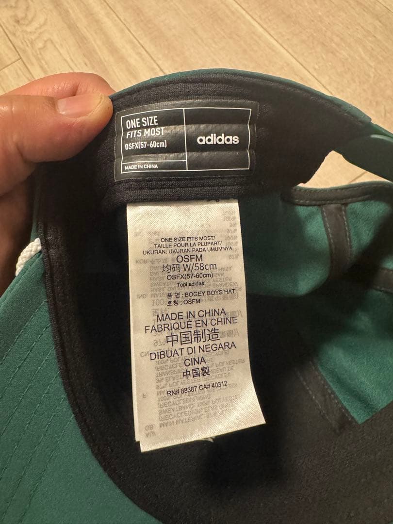 超美品 マーク＆ロナ 日本製 ロゴ刺繍 キャップ 帽子 ゴルフ ネイビー