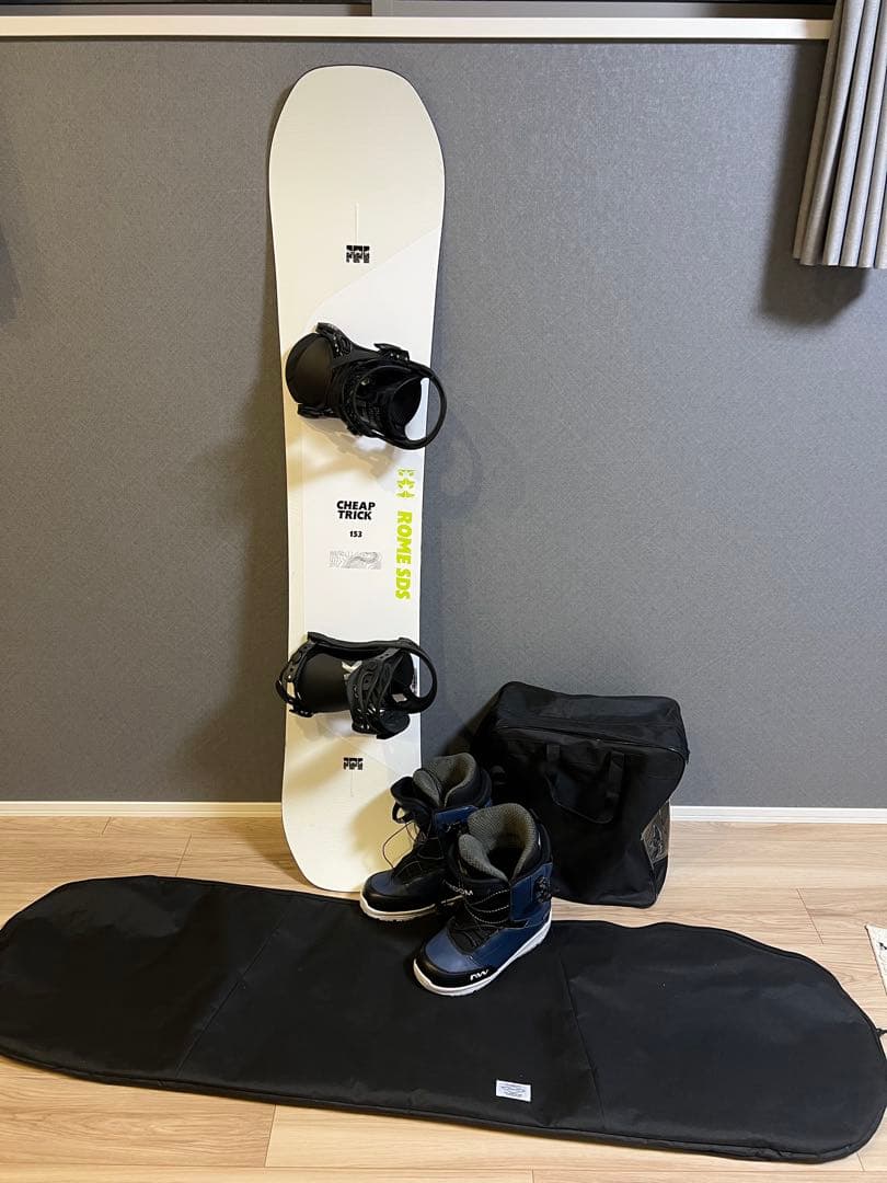 K2スノーボードビンディング+キャリー付きボードケースBoaブーツ+