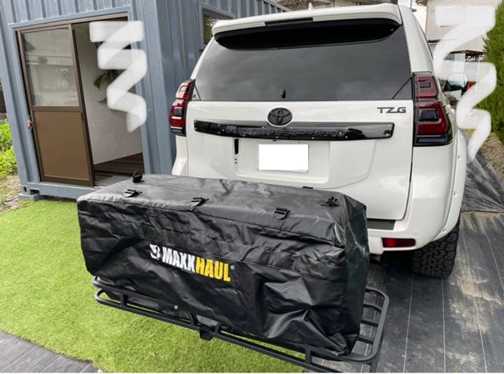 プラド ヒッチキャリア キャンプ ヒッチ キャリア と カバー 1回使用 美品