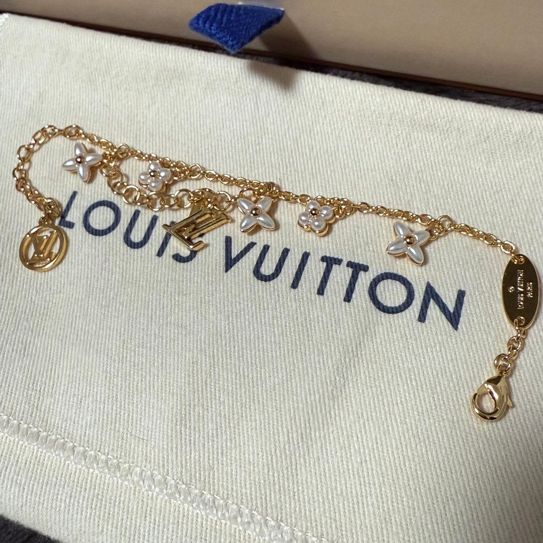 【最終値下げ】LOUIS VUITTON フラワーブレスレット フローラグラム