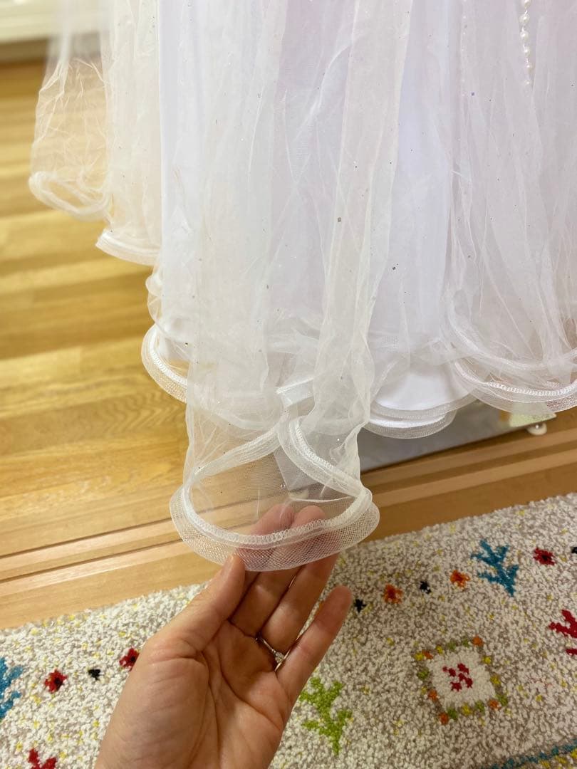 ⚠️在庫一掃セール⚠️ホワイト　ベリーダンス　ブラベルトスカートインナーパンツセット