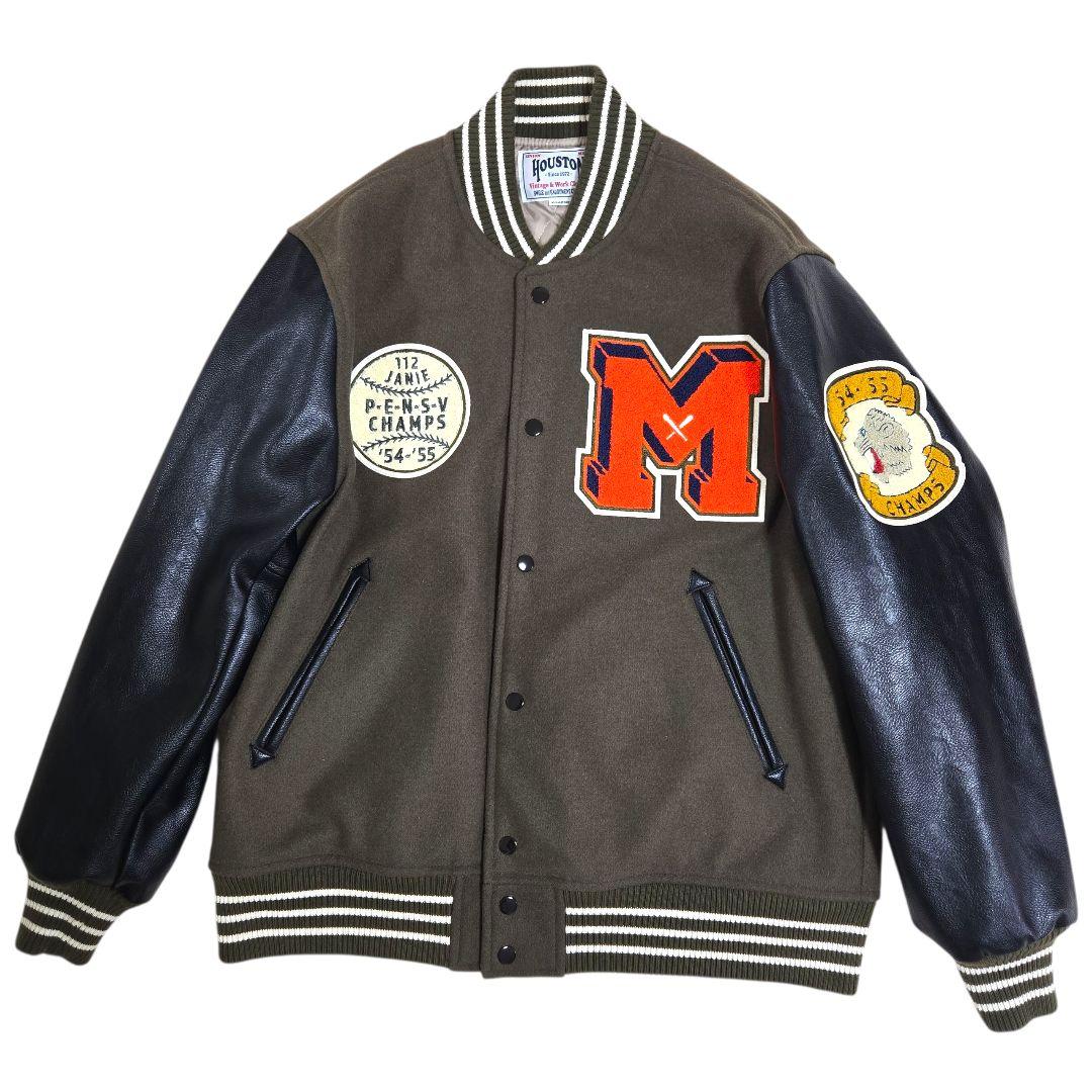 HOUSTON ヒューストン メルトンアワードジャケット スタジャン