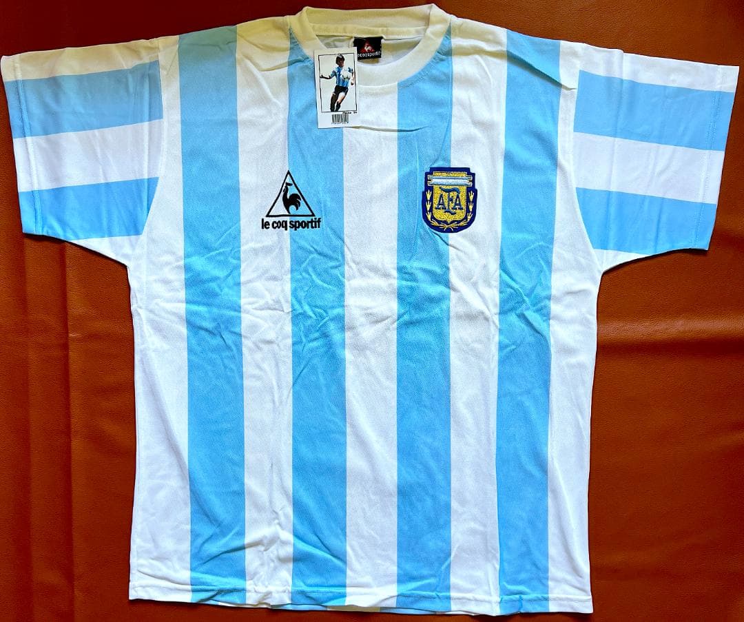1986W杯 マラドーナ アルゼンチン代表 復刻ユニフォーム タグ付き