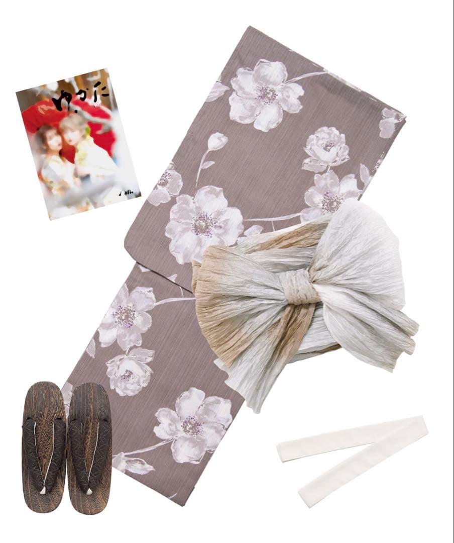 Dita 浴衣 亜麻色の夕凪寄せ