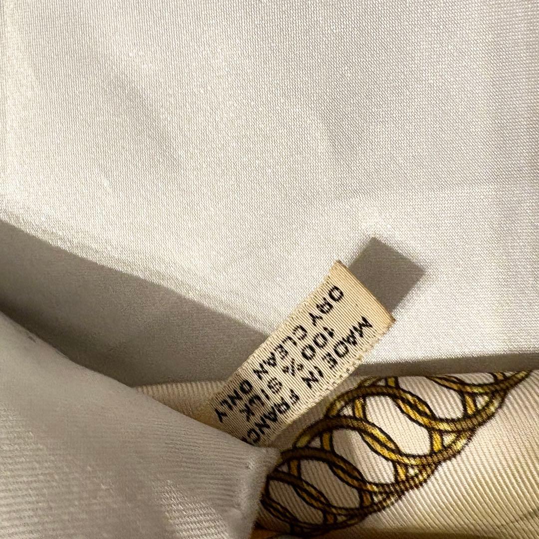 エルメス スカーフ カレ90 フィリップ・ルドゥック 馬車 ゴールド系