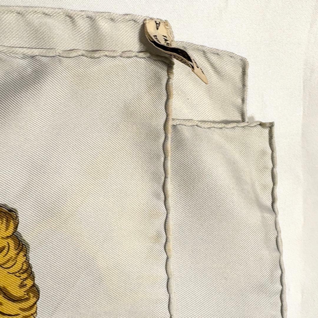 エルメス スカーフ カレ90 フィリップ・ルドゥック 馬車 ゴールド系